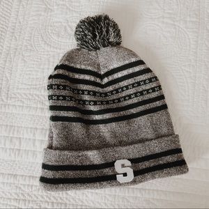 Michigan State PomPom Hat